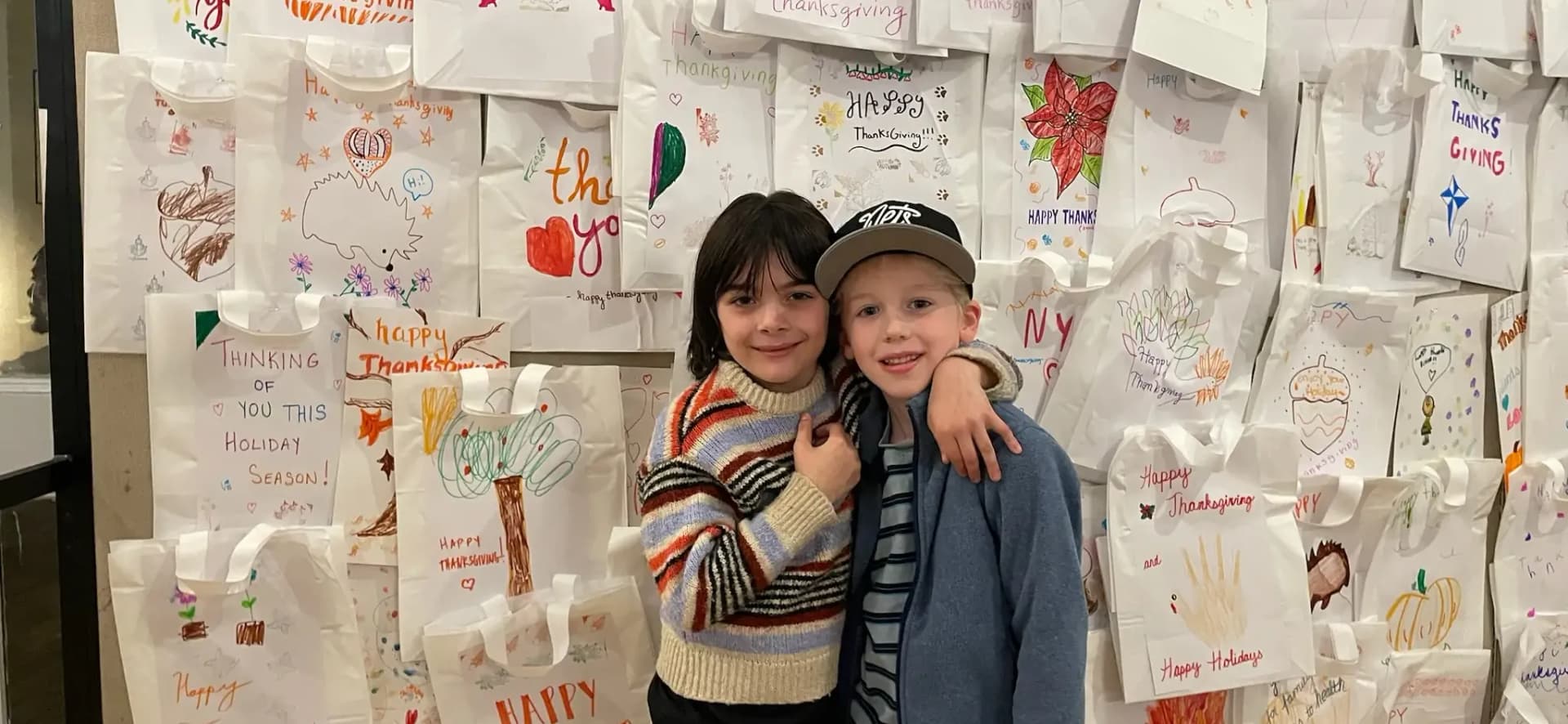 Thanksgiving Meal Bag Decorating